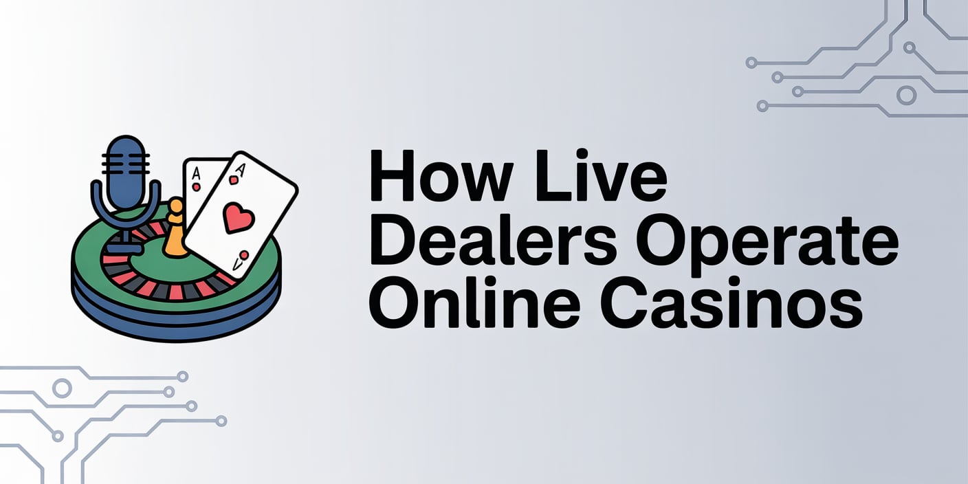 How Live Dealers Operate Online Casinos